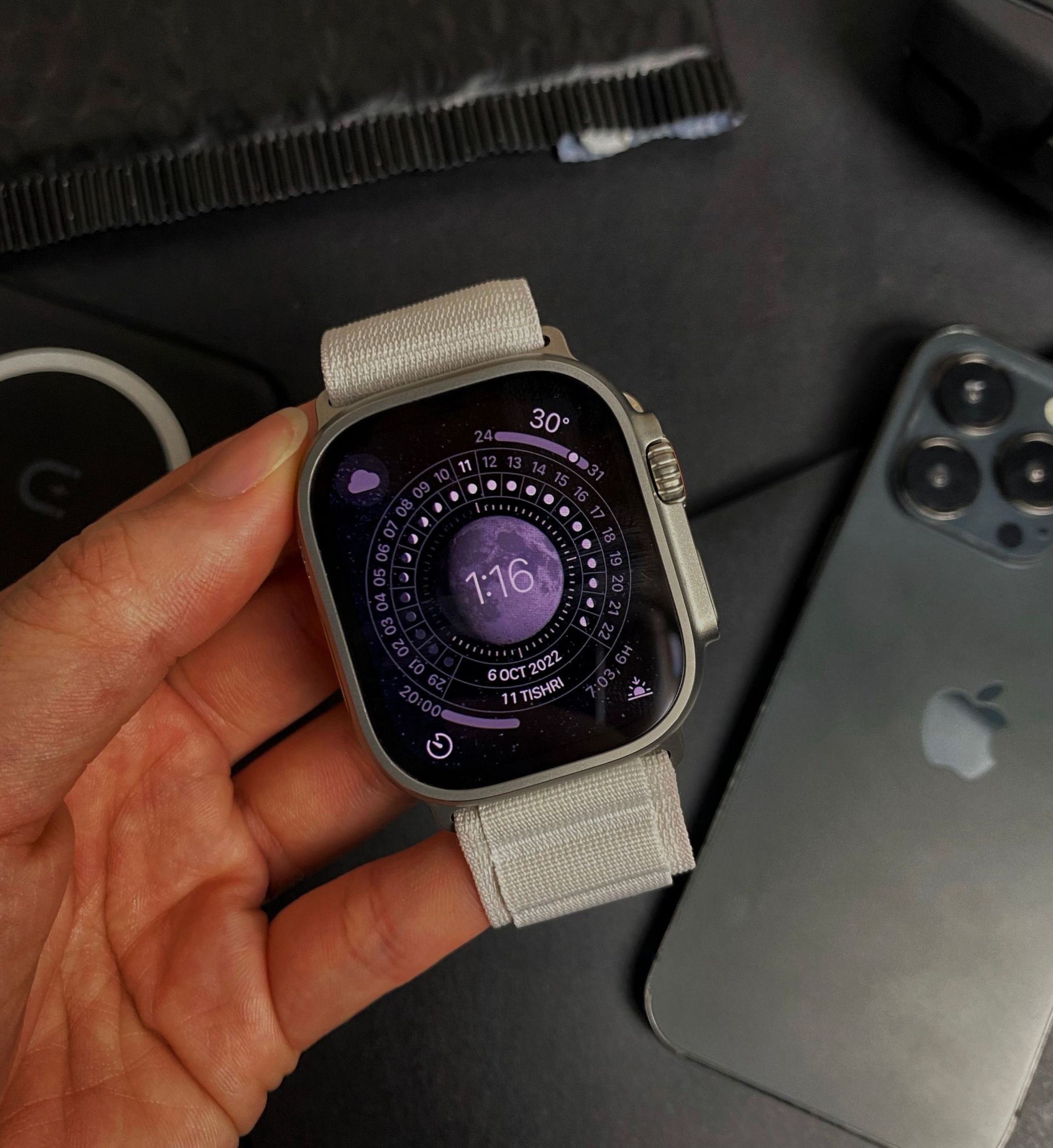 I-WATCH SERIES 8 ULTRA WITH ORIGNAL BOX