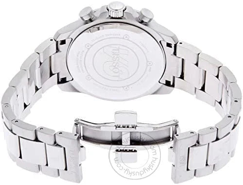 Tissot 1853 White Dial Chronograph Metal Belt Men's Watch