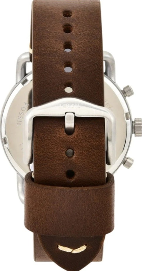 Fossil Analog Off-White Dial Men's Watch