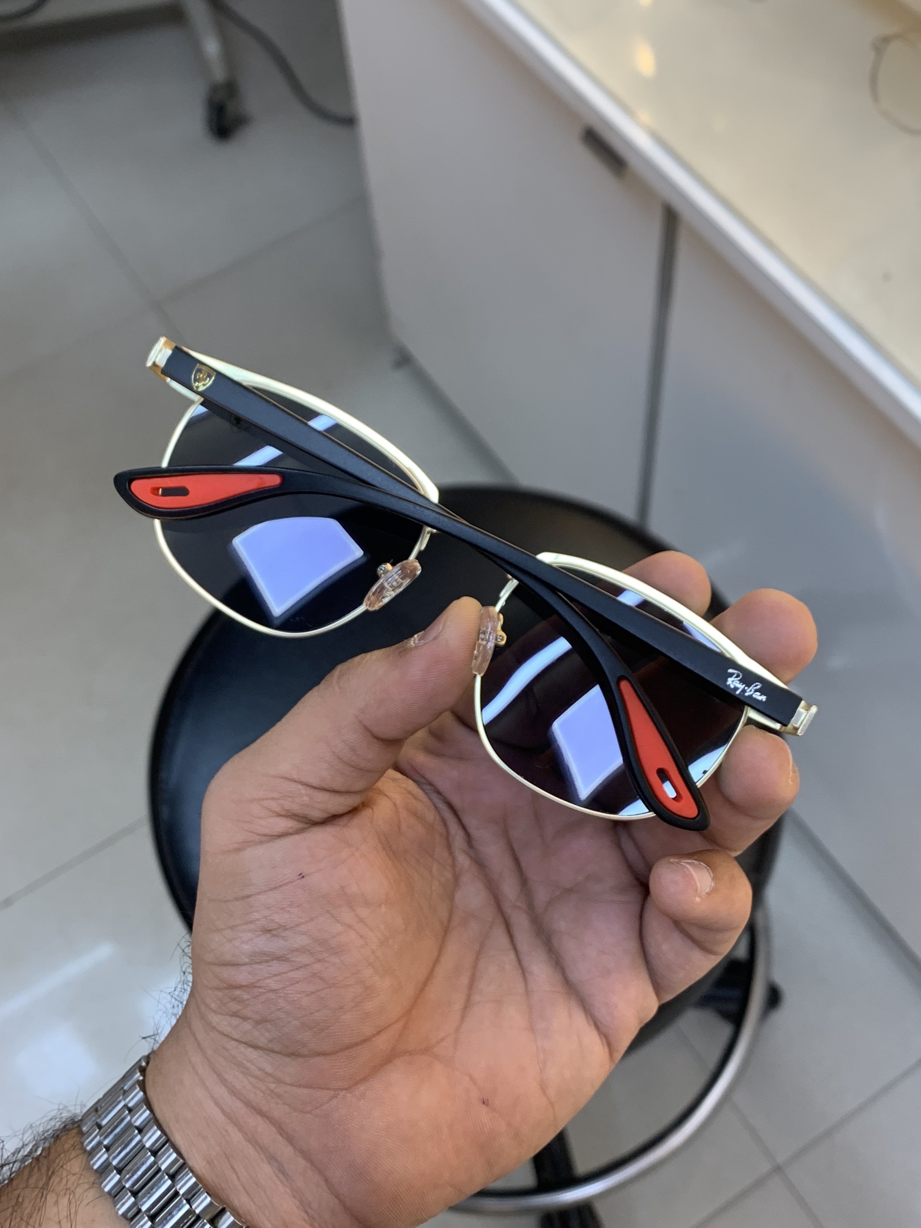 Rayban 03 Gold & Black