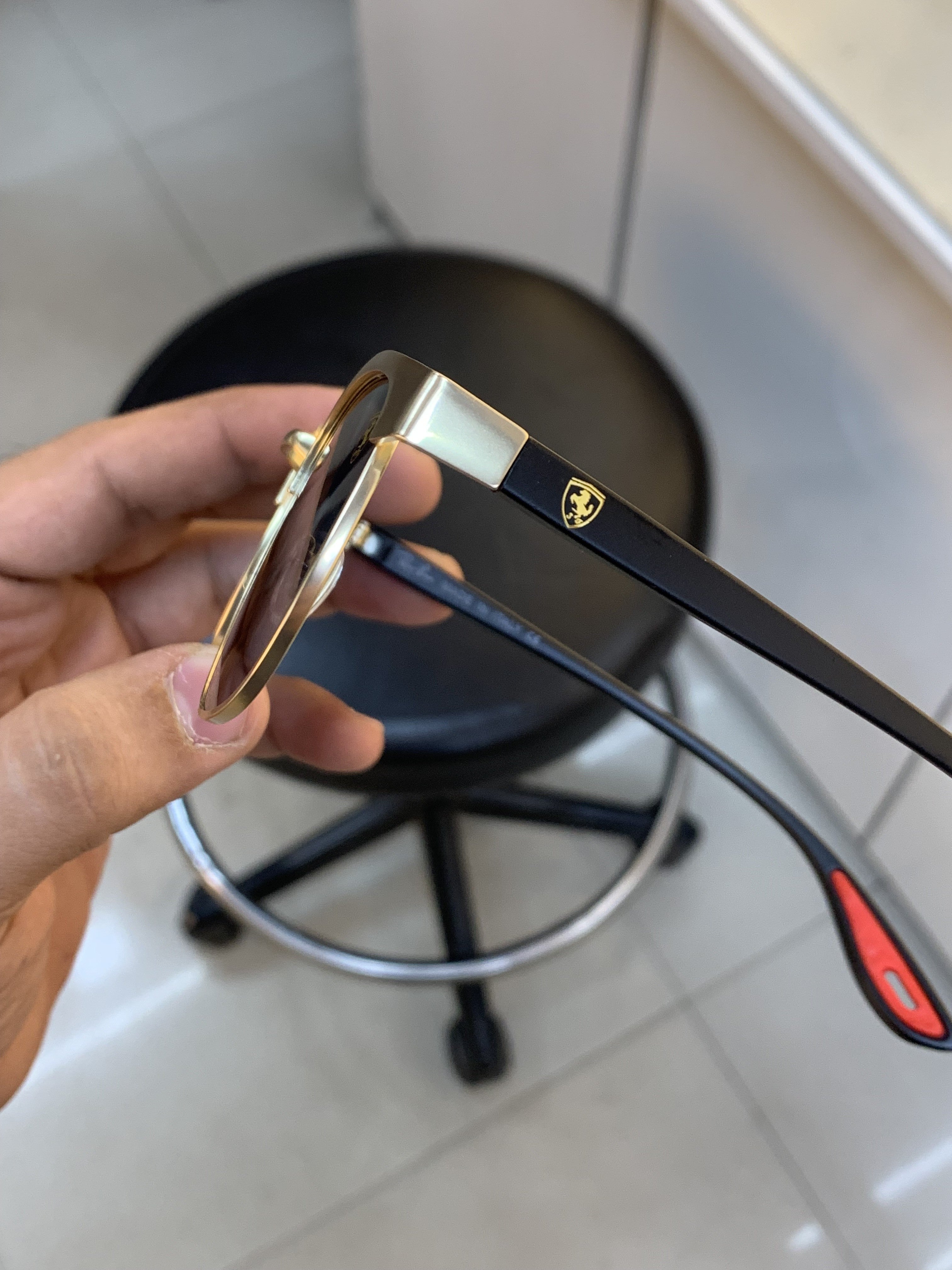 Rayban 03 Gold & Black