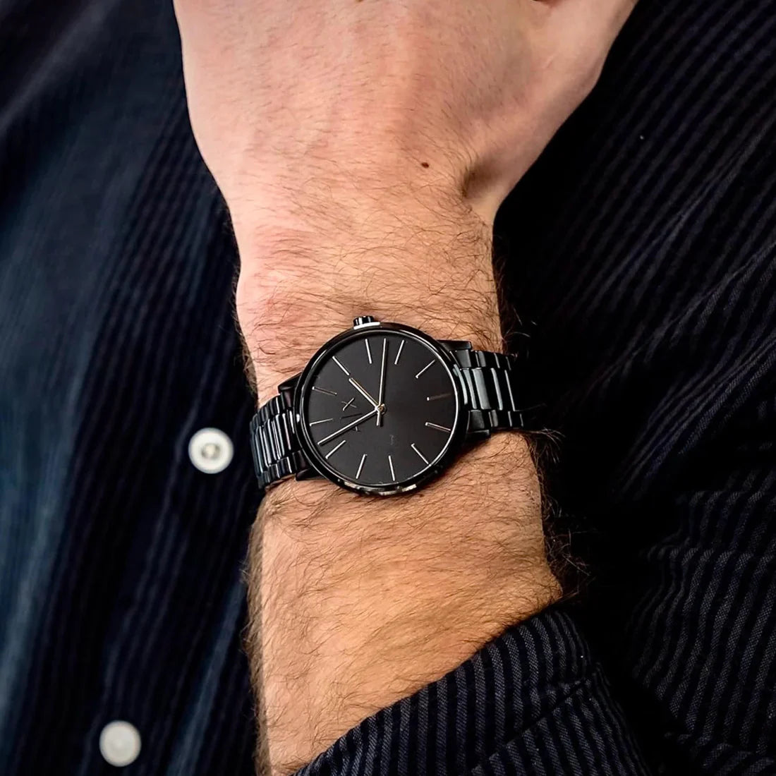 Armani Exchange Z-Black Series Full Black Mens Wartch