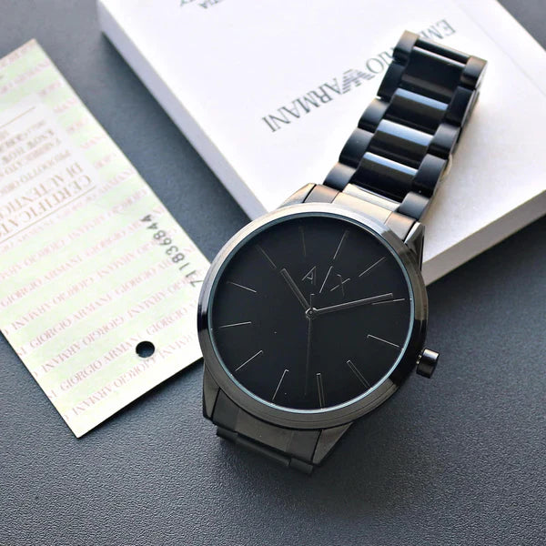Armani Exchange Z-Black Series Full Black Mens Wartch