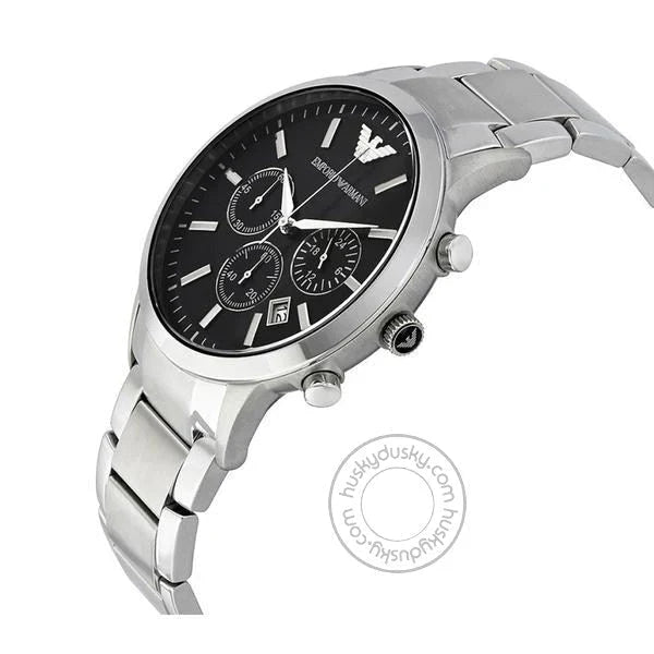 Emporio Armani Classic Chronograph Analog Black Dial Men's Watch