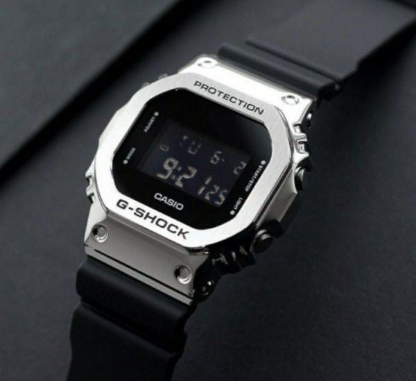 G-SHOCK 5600BB METAL BODY  SILVER