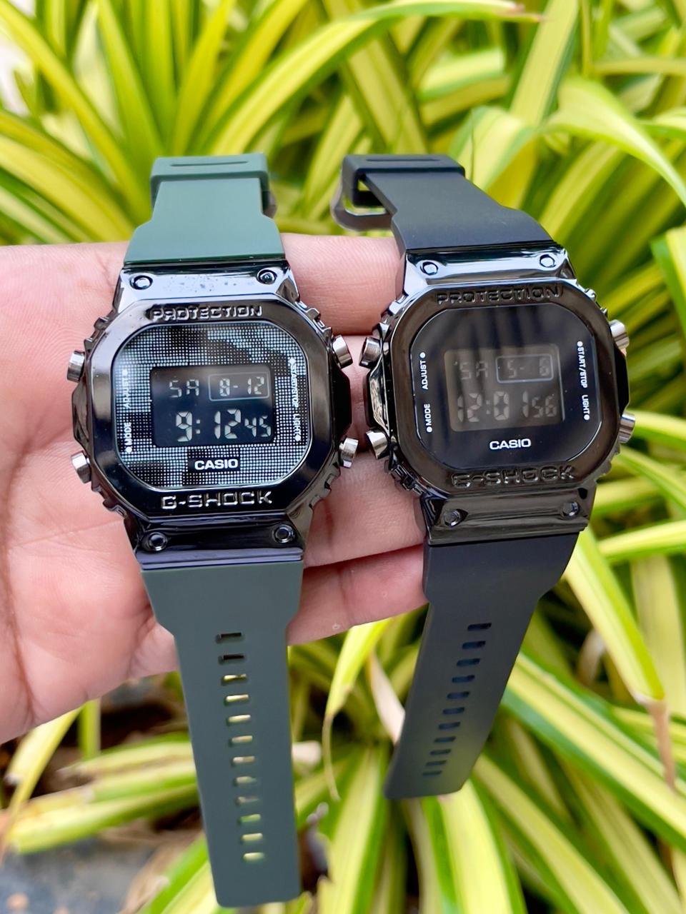 G-SHOCK 5600BB METAL BODY GREEN MILITARY