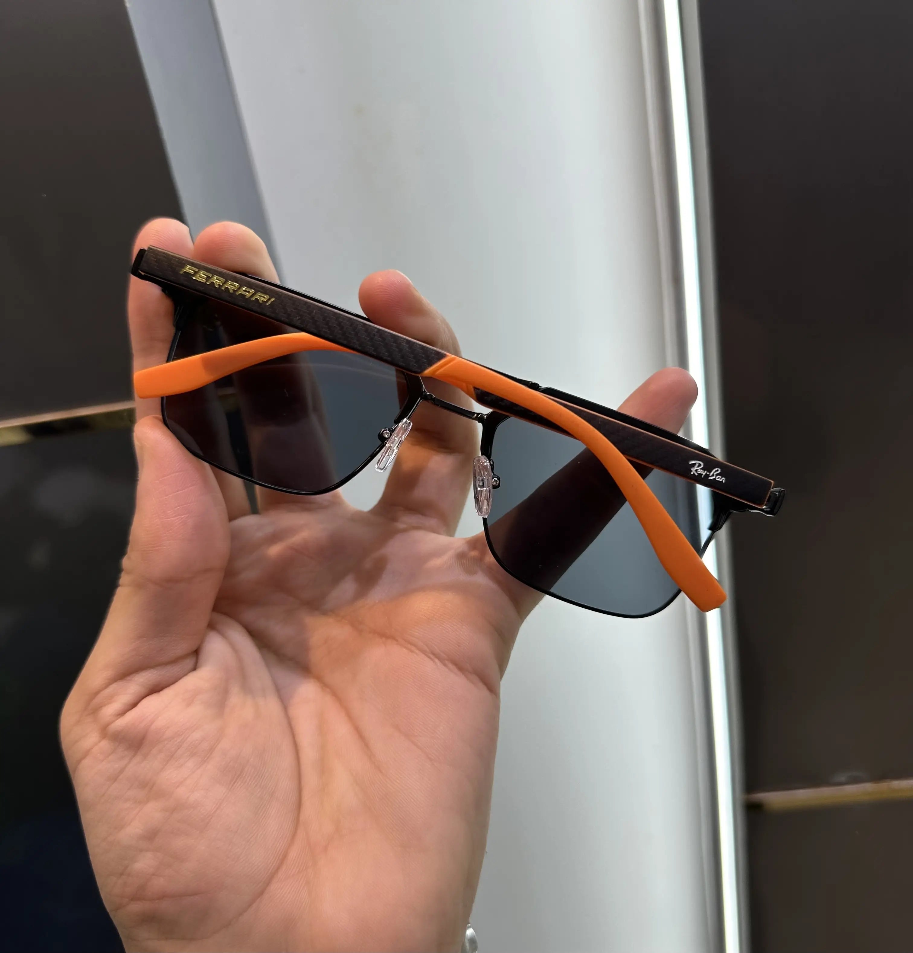 RayBan Grey Orange 04 Premium Luxury Shades