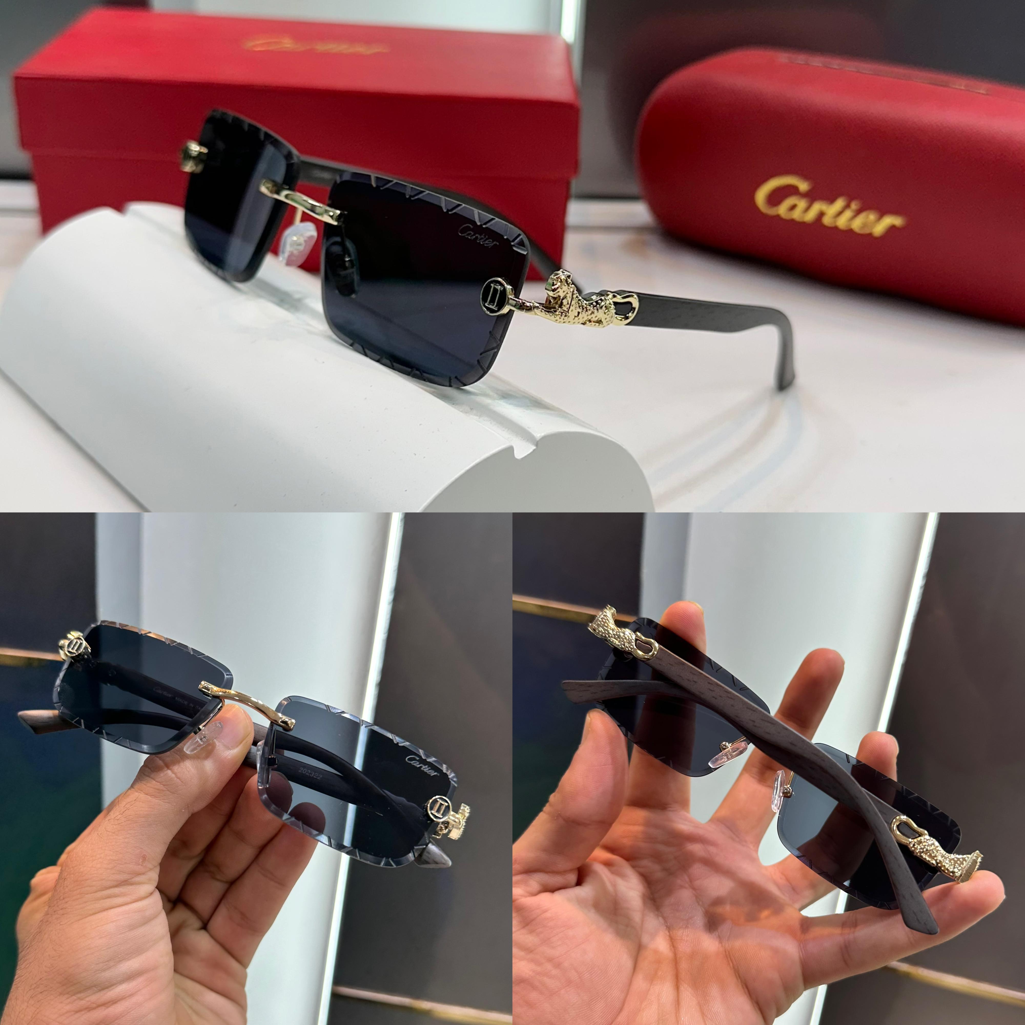 Cartier Black  Karan Aujla Limited Edition Luxury Shade With Original Packing