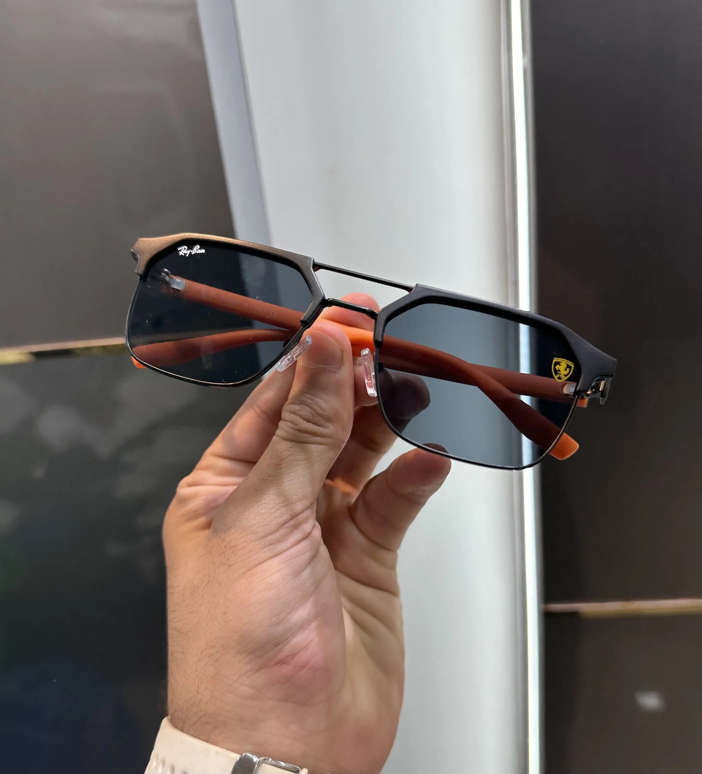 RayBan Grey Orange 04 Premium Luxury Shades