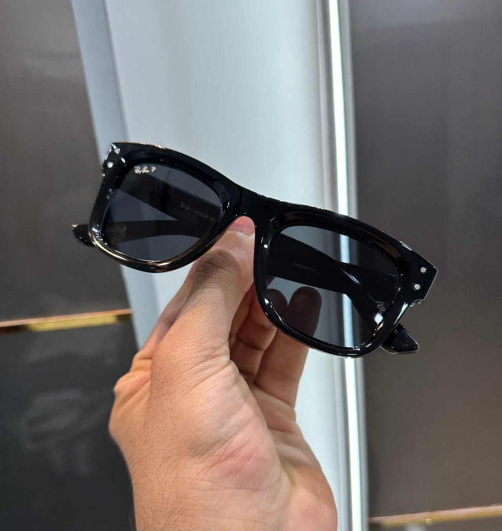 RAYBan 502 Black Glossy Luxury Premium Shades With Original Packing