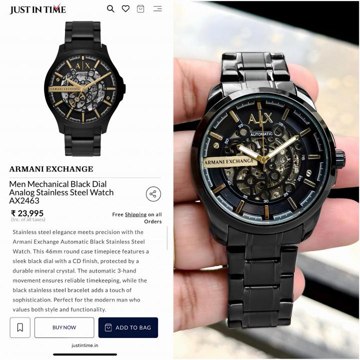 Armani Exchange  AX2463 Automatic Back Open